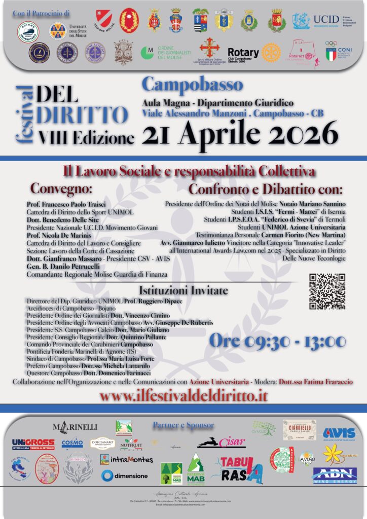 FESTIVAL DEL DIRITTO – VIII EDIZIONE